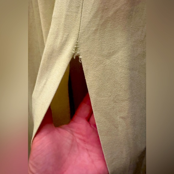 Niki gown vintage green rhinestone straps front and back size 10 - Picture 6 of 6